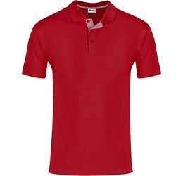 Mens New York Golf Shirt-L-Red-R