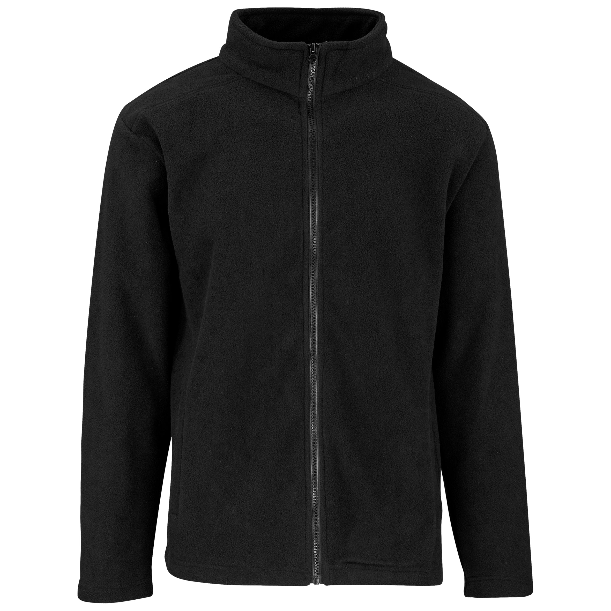 Mens Yukon Micro Fleece Jacket-Coats & Jackets-L-Black-BL