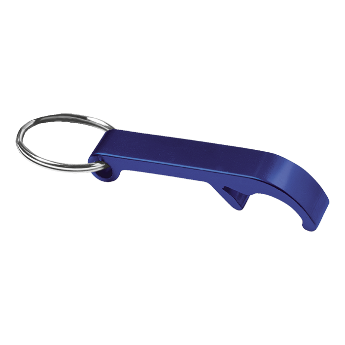 BK8517 - Metal Bottle Opener Keychain Blue / STD / Regular -