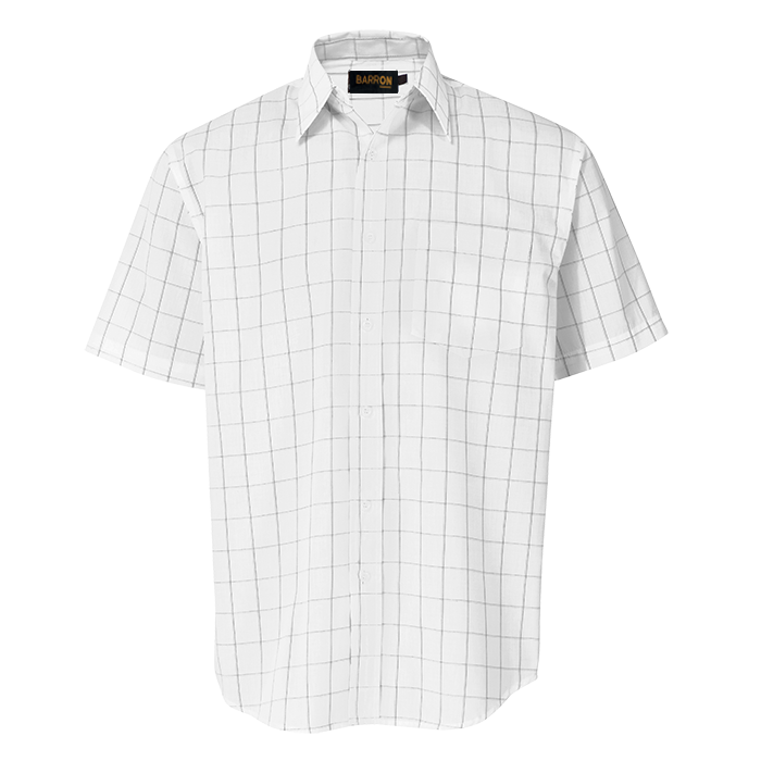 Metro Check Lounge Short Sleeve  White/Black/Grey / 