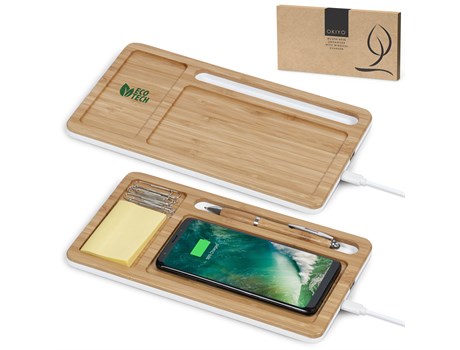 Musen Desk Organiser with Wireless Charger Natural / NT