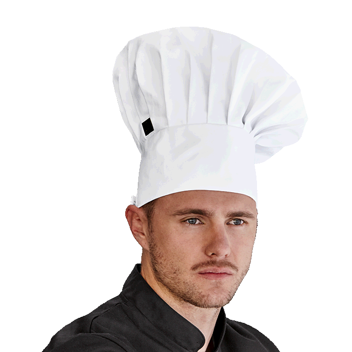 Toque Blanche Mushroom Chef Hat