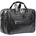 Nevada Italian Leather Computer Bag | Black-