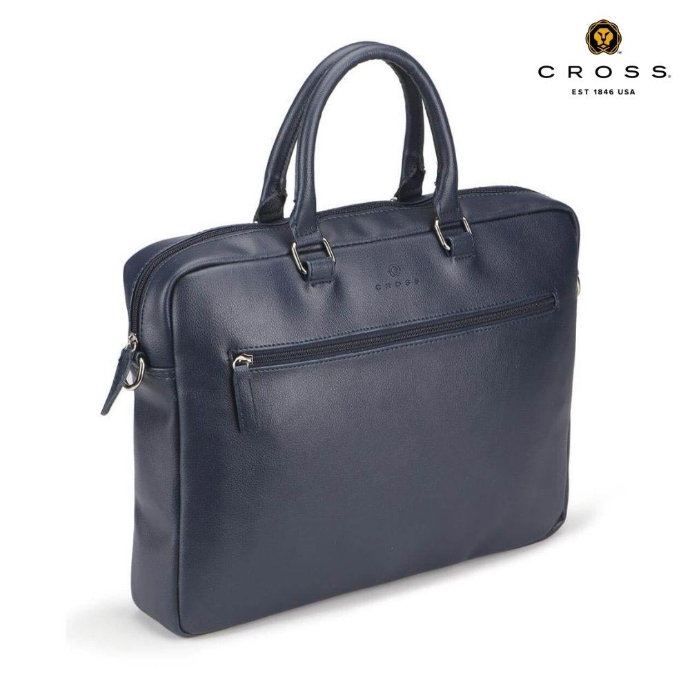Office Laptop Briefcase | Navy Blue-Briefcases