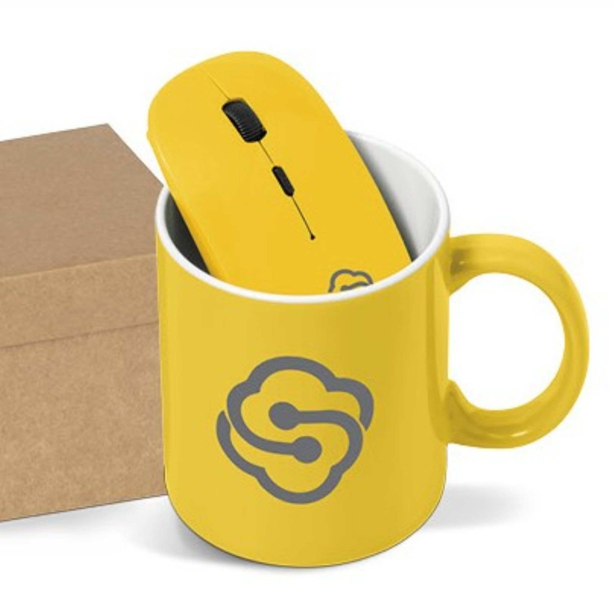 On The Desk Gift Set-Drinkware Sets-Yellow-Y