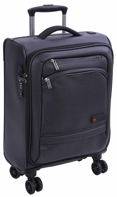 Origin 53cm 4 Wheel Carry On Xpander Trolley Case | Black-Suitcases
