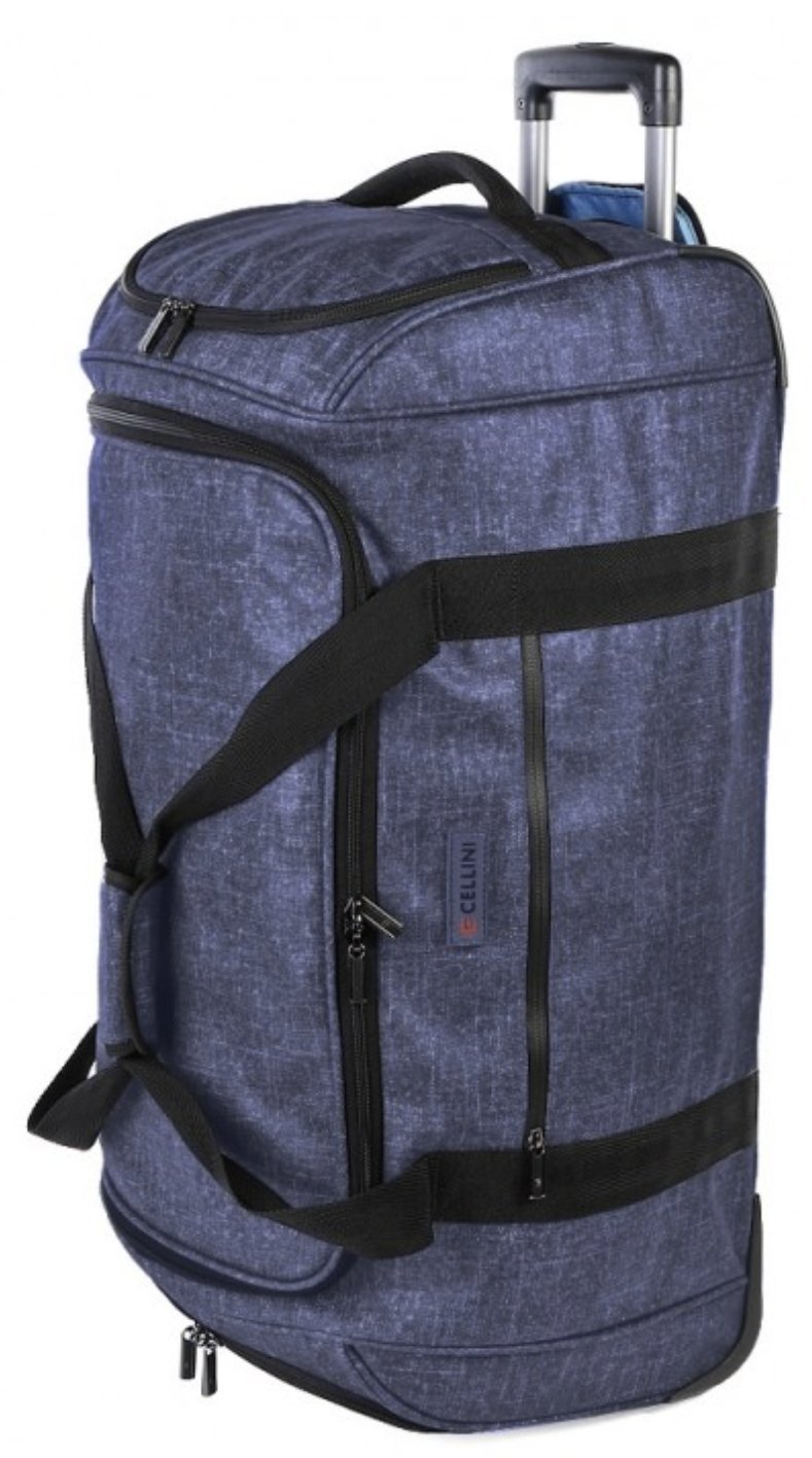 Origin 64cm Medium Trolley Duffle Blue-Duffel Bags