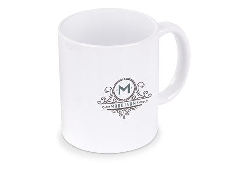 Oslo Coffee Mug - 330ml-Mugs-Solid White-SW