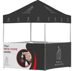 Ovation Sublimated Gazebo 2m X 2m Petite Frame - 4 Half-Wall Skins-Canopies & Gazebos