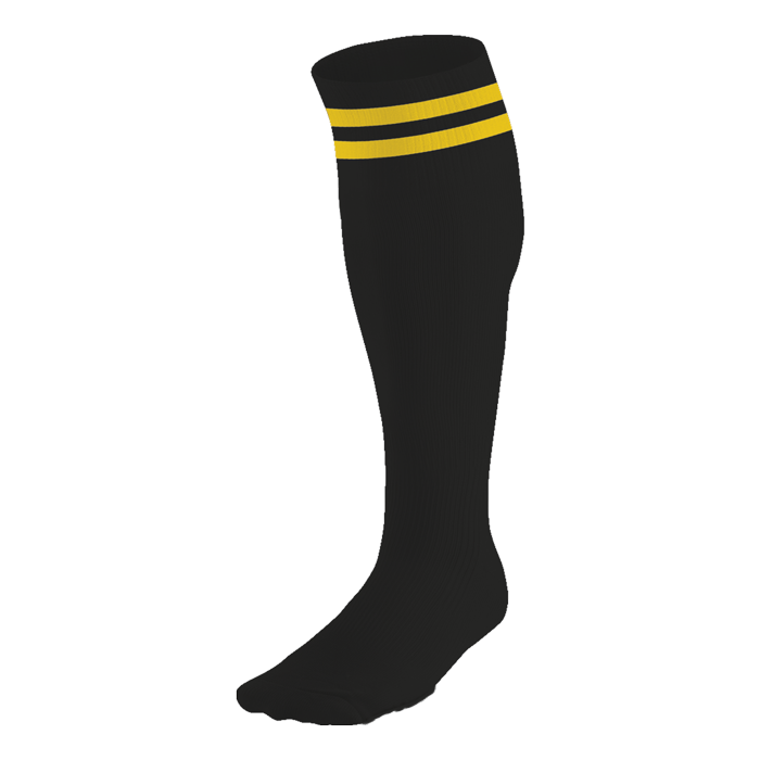 Pace Sports Socks Black/Gold / Sock 6-8 / Regular