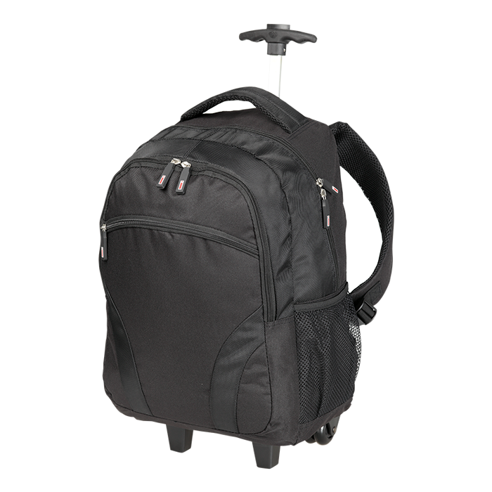 IND117 - Pesaro Laptop Trolley Backpack Black / STD / 