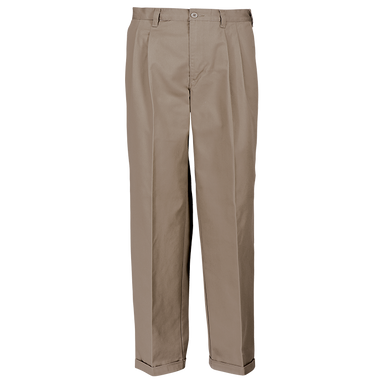 Poly Cotton Chino  Khaki / 28 / Regular - Bottoms