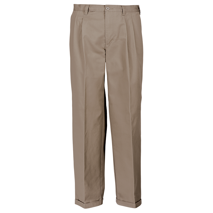 Poly Cotton Chino Khaki / 28 / Regular - Bottoms