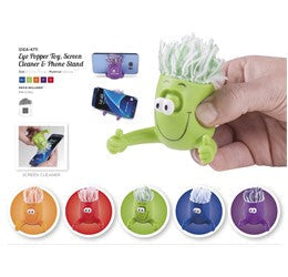 Eye Popper Toy Screen Cleaner And Phone Stand-