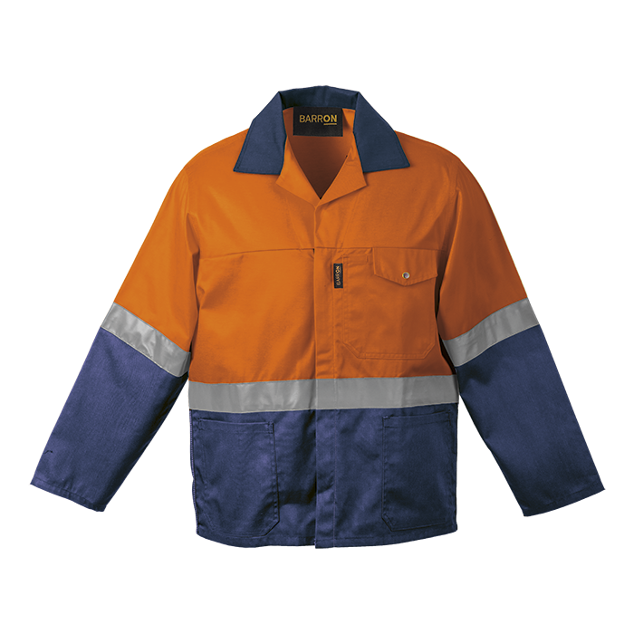 Premier Conti Jacket with Reflective Safety Orange/Navy / 32 / Regular - Protective Outerwear