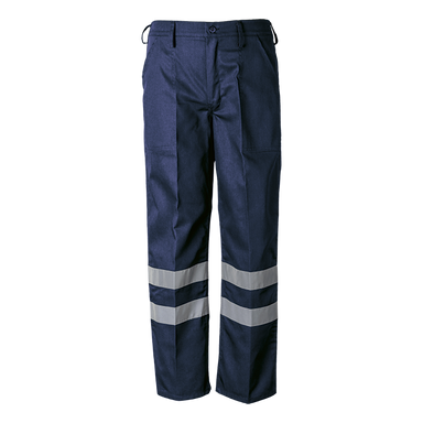Premier Conti Trouser with Reflective  Navy / 28 / 