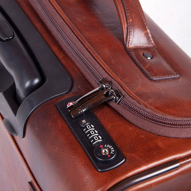 Premium pilot-case in brown leather