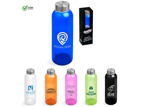 Kooshty Pura Glass Water Bottle - 500ML-Water Bottles