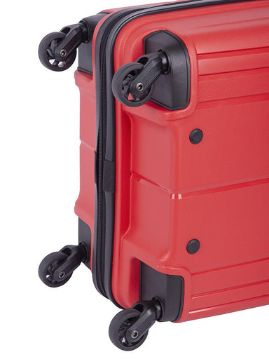 Qwest 540mm 4 Wheel Carry On Bag | Red-Suitcases