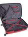 Qwest 674mm 4 Wheel Trolley Case | Red-Suitcases