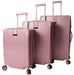 Ridge Set of 3 Spinner Trolley Cases | Rose Gold-Suitcases