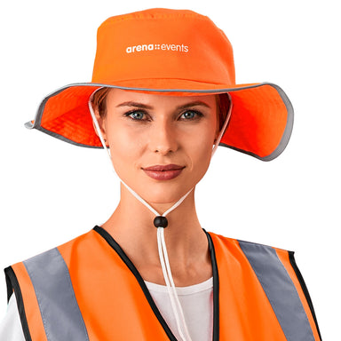 Roadside Hi-Viz Refelctive Hat-Orange-O