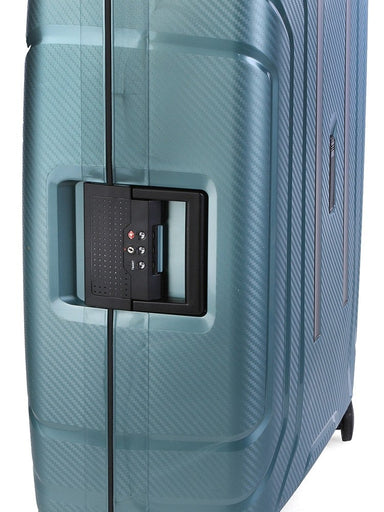 Safetech 640mm Multi-lock 4 Wheel Trolley with TSA Lock | Grey-Suitcases