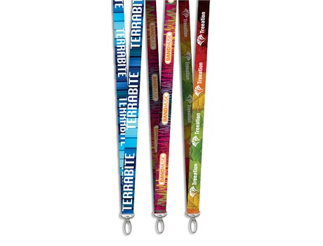 Satin Lanyard With Lobster Clip (Double-Sided)
