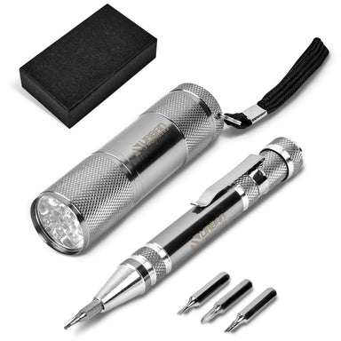 Sentinel Torch & Tool Set-Silver-S