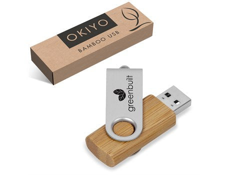 Okiyo Shimasu Bamboo Memory Stick - 8GB-8GB-Natural-NT