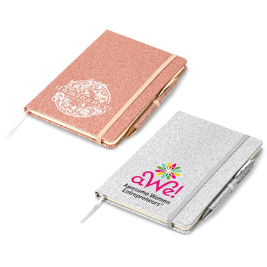 Sparkle A5 Notebook-Silver-S