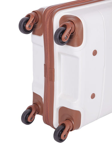 Spinn 530mm Trolley Carry On Bag | White-Suitcases