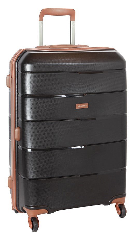 Spinn 650mm 4 Wheel Trolley Case | Black-Suitcases