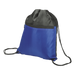 BB0002 - Drawstring Sport Bag With Zip Pocket - 210D Royal 
