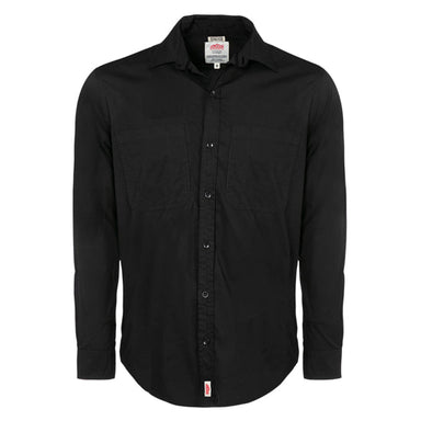 Stretch Long Sleeve Work Shirt Black / XL - High Grade Shirts