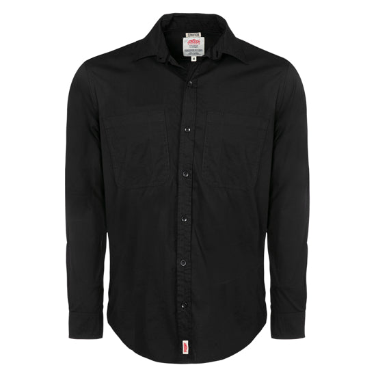 Stretch Long Sleeve Work Shirt Black / XL - High Grade Shirts