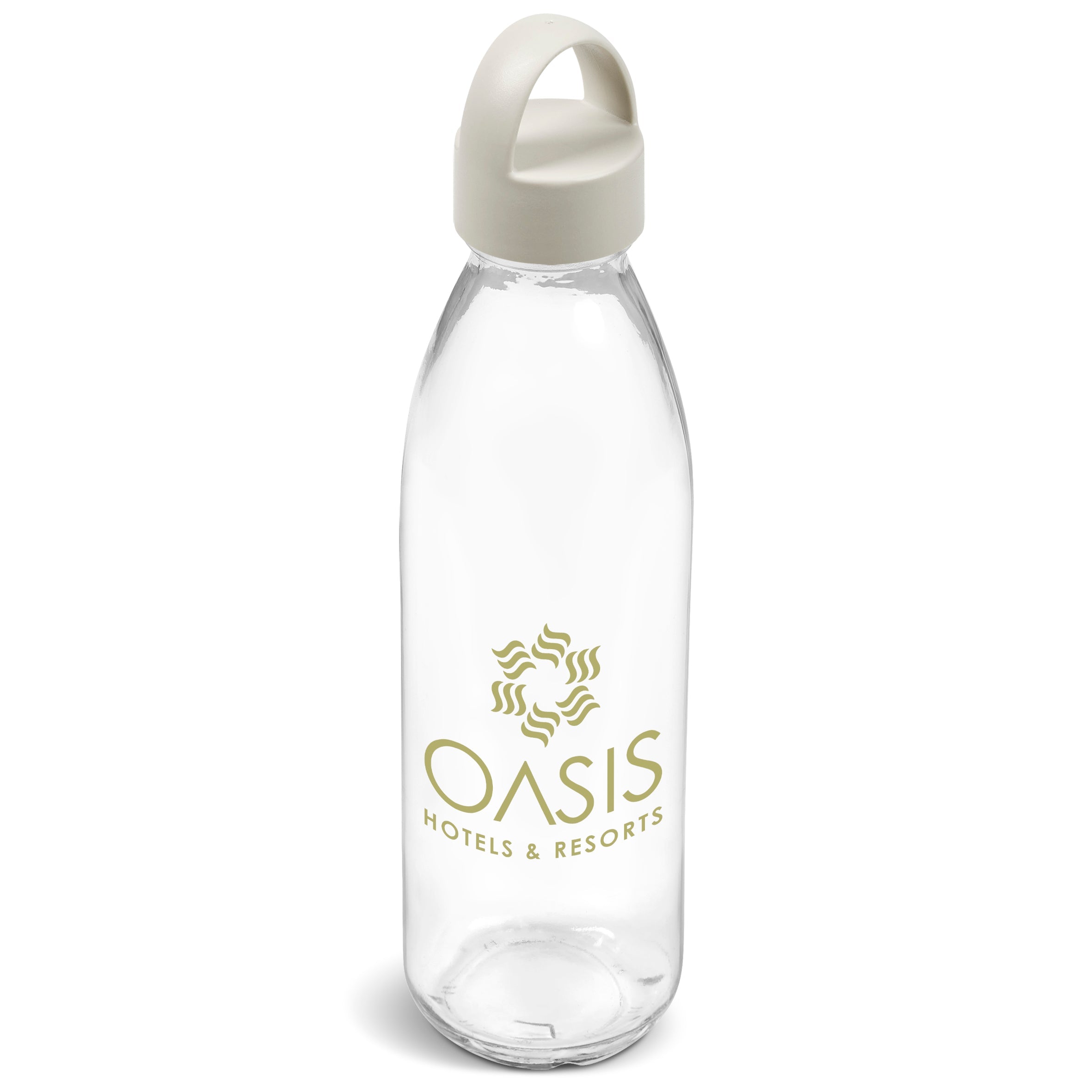 Swing Glass Water Bottle - 650ml Cream / CM