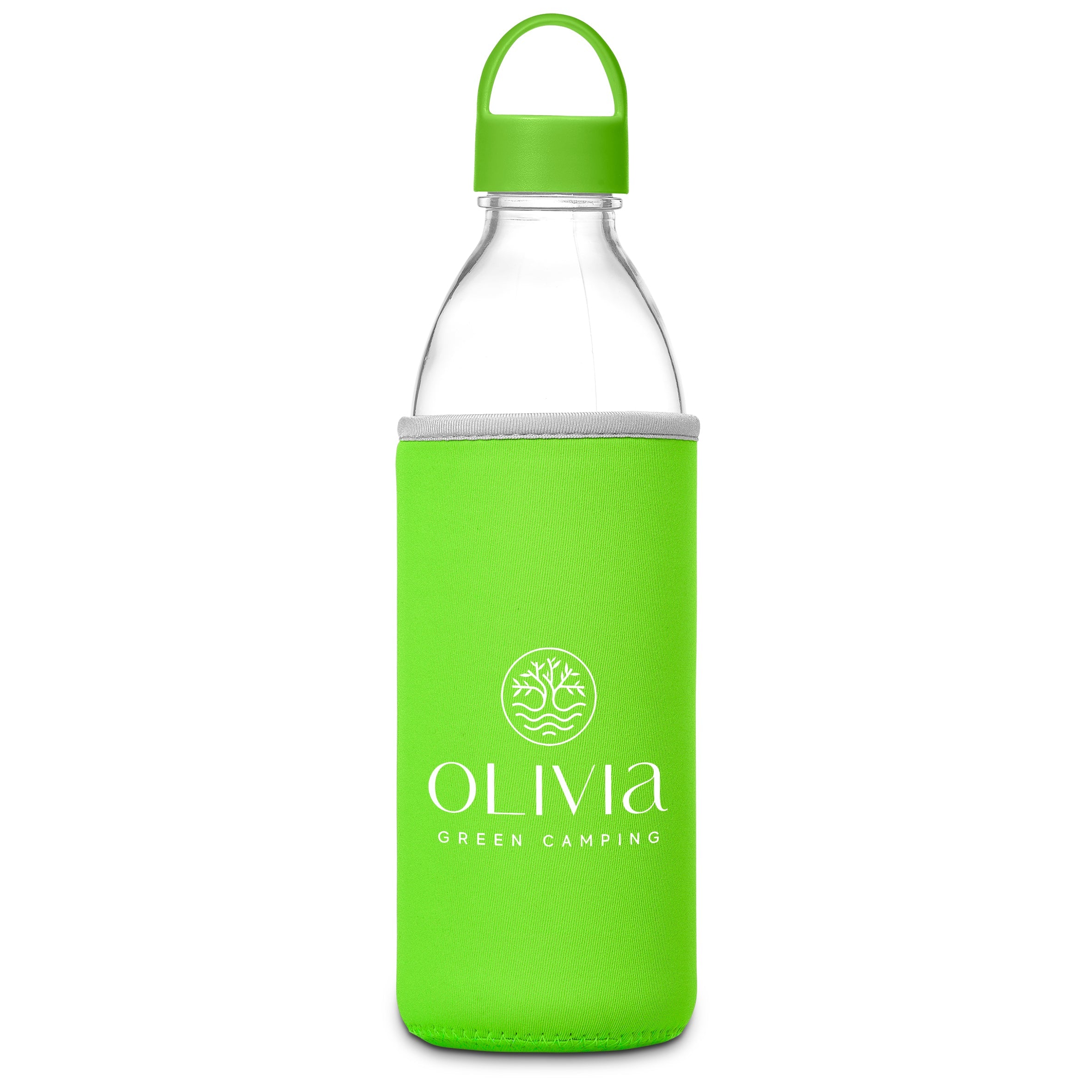 Big Swing Neo Glass Water Bottle – 850ml Lime / L