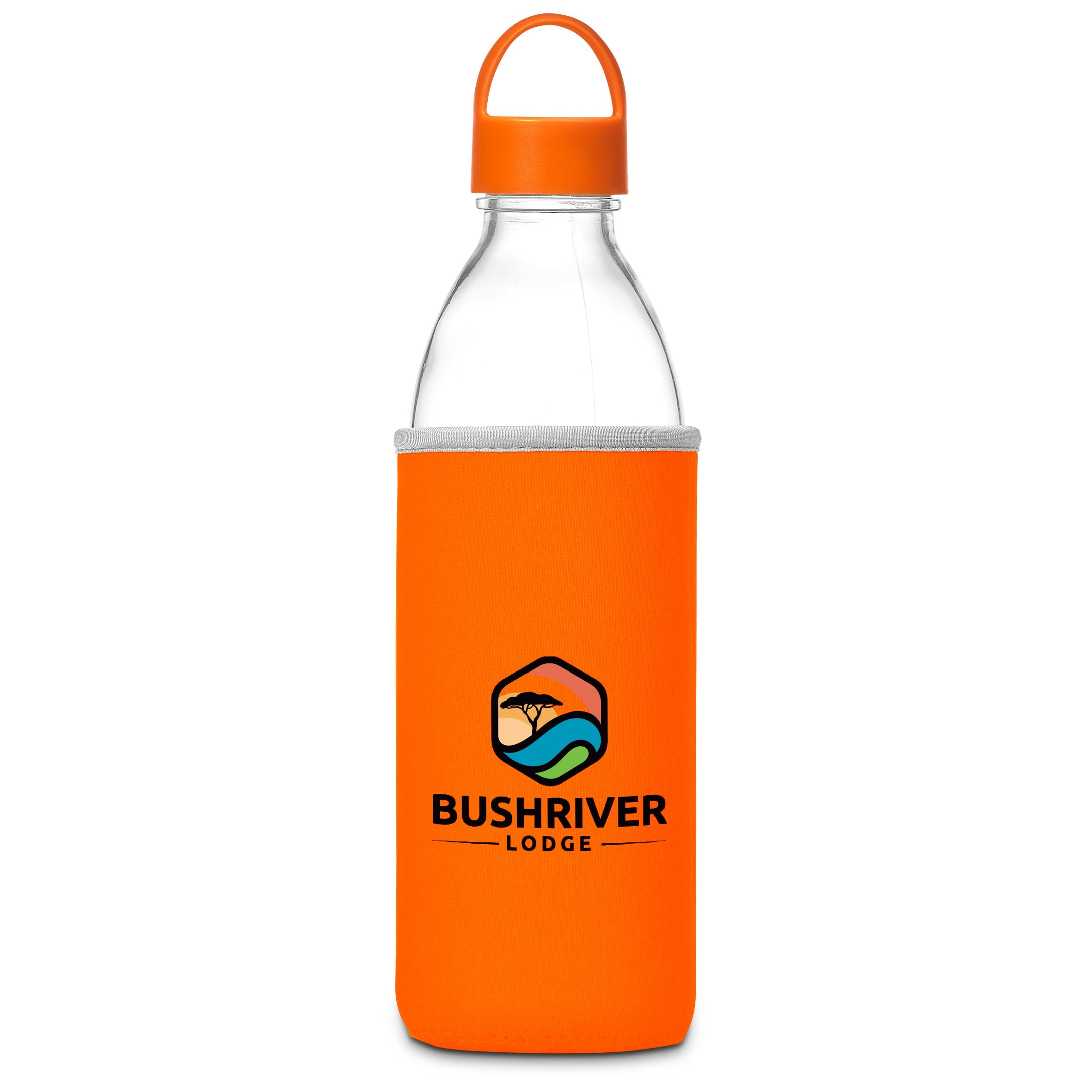 Big Swing Neo Glass Water Bottle – 850ml Orange / O