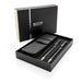 Executive Black and Silver Pen Set showing packaging