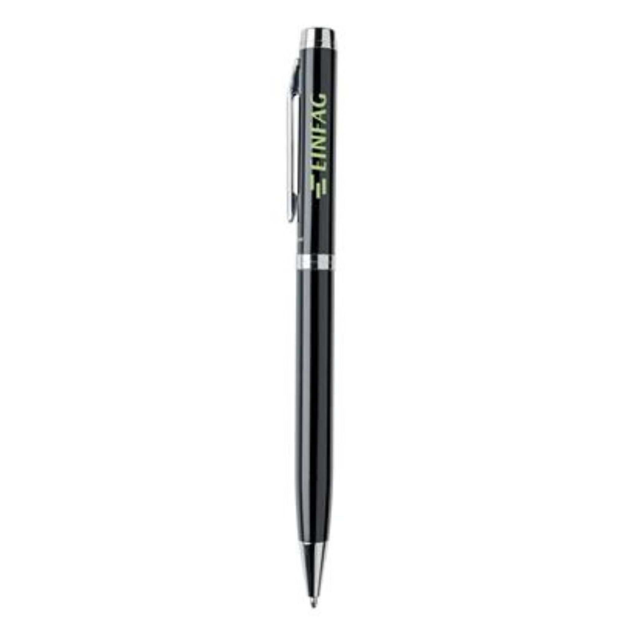 Branded example of Black and silver pen