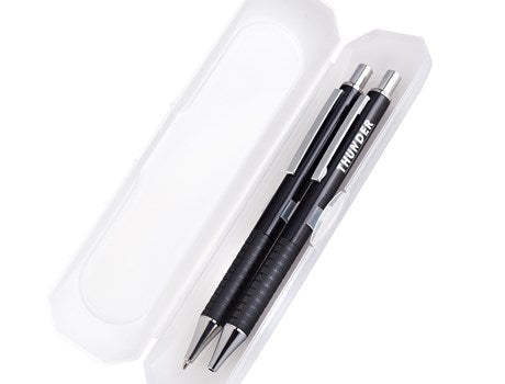 Tag Team Pen And Pencil Set - Black Only-