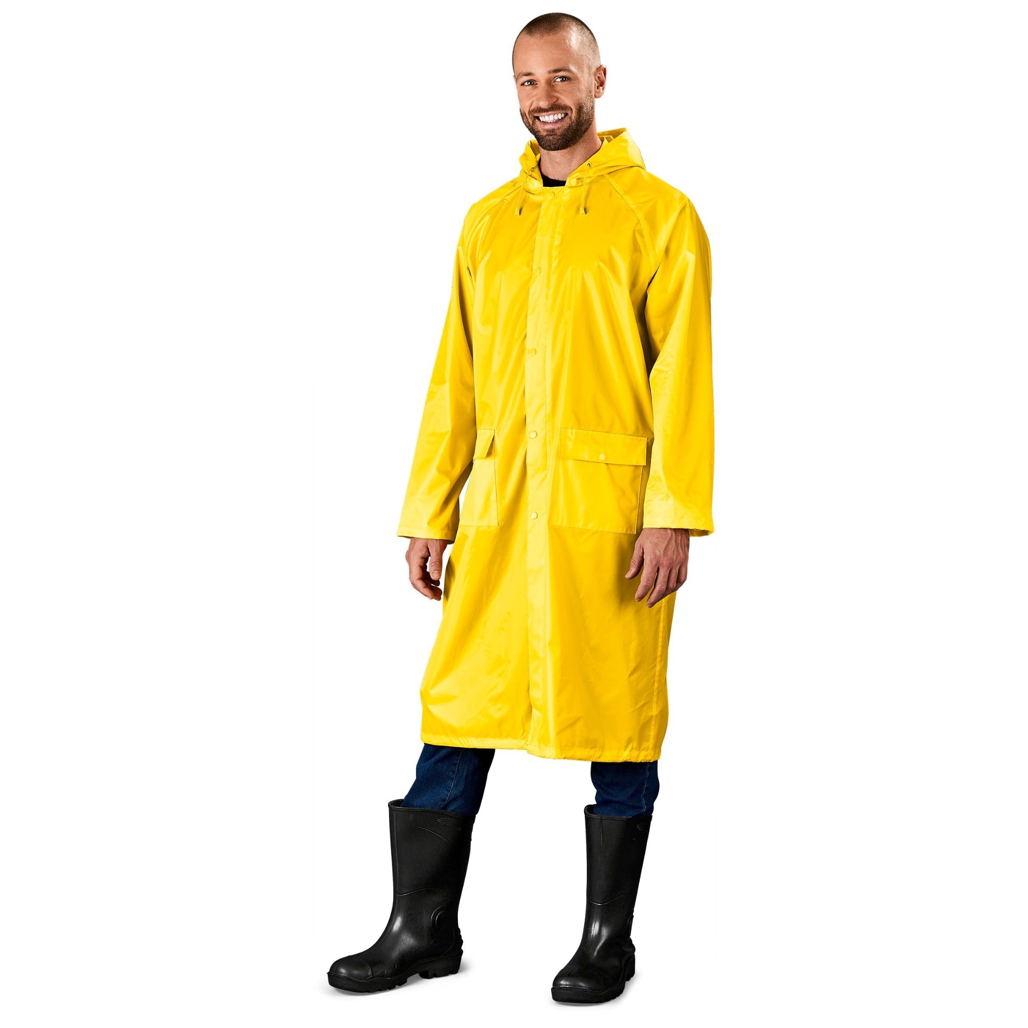 Thunder Polyester and PVC Raincoat Rainsuit