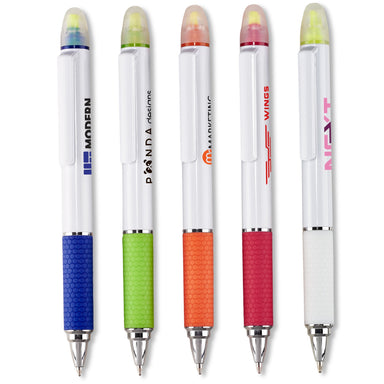 Topaz Highlighter Ball Pen-Pens-Lime-L