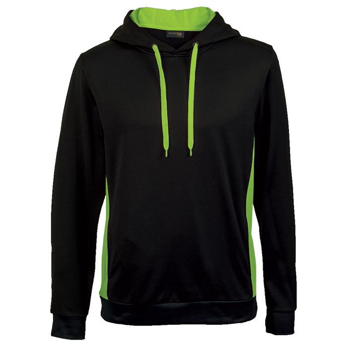 Track Hooded Sweater Black/Lime / XS / Regular - Sweaters