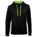 Track Hooded Sweater  Black/Lime / XS / Regular - 