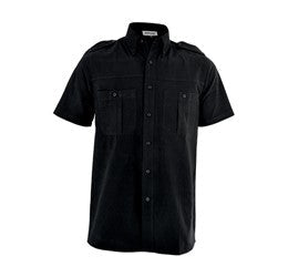 Tracker Short Sleeve Shirt - White Only-2XL-Black-BL