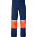 Traffic Premium Two-Tone Hi-Viz Reflective Pants-28-Orange-O