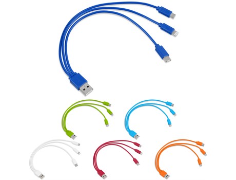 Hat-Trick 3-in-1 Charging Cable-