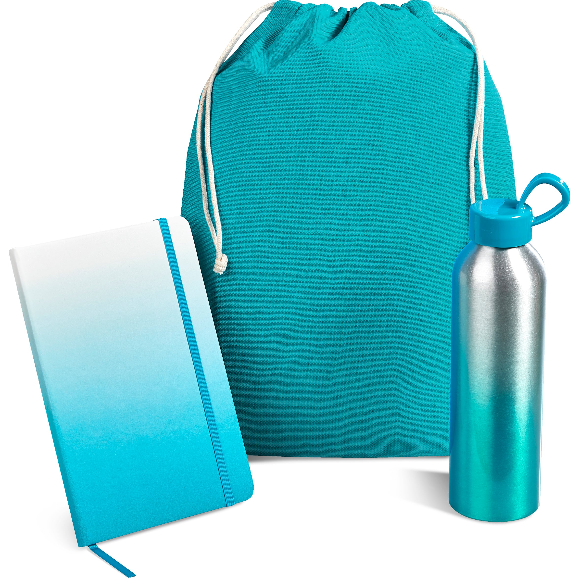 Bright Notebook and Bottle Gift Set